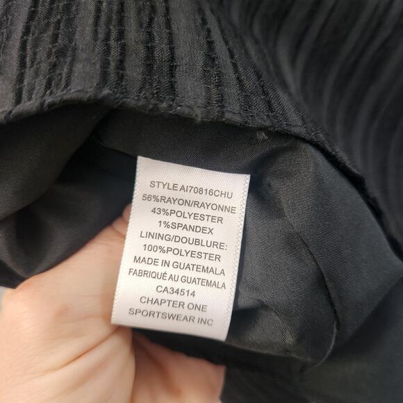 JOIE Front Tie Textured Black Top S Retro Y2K‎ Grunge Casual Relaxed Fit - Picture 6 of 8